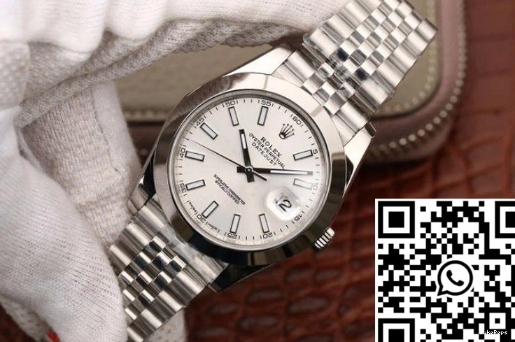 White EW 116200 Factory Rolex Dial 41mm Datejust 0409